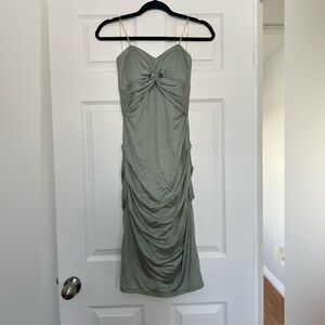 Soho Strapless Sage Dress BNWT